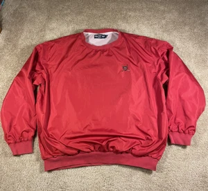 Vintage Polo Ralph Lauren Golf Pullover Windbreaker - Mens Size XL Red - Picture 1 of 8