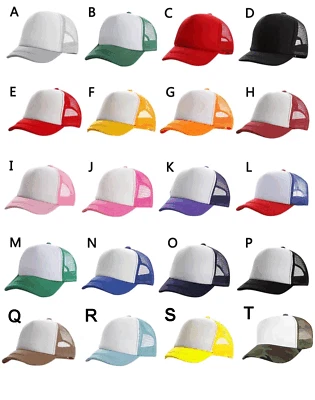 Kid's Toddler Blank Snapback Mesh Trucker Hat Cap Kid Child Children Youth - Image 1 of 3