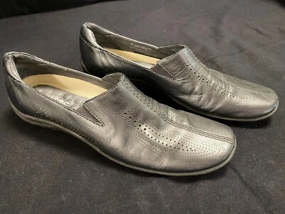 Walking колыбели Elites черный мокасины поскользнуться на кожаные туфли 7с (тонкий) - Изображение 1 из 4