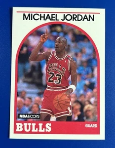 NBA Hoops Basketball 1989 Michael Jordan Chicago Bulls #200 - Foto 1 di 2