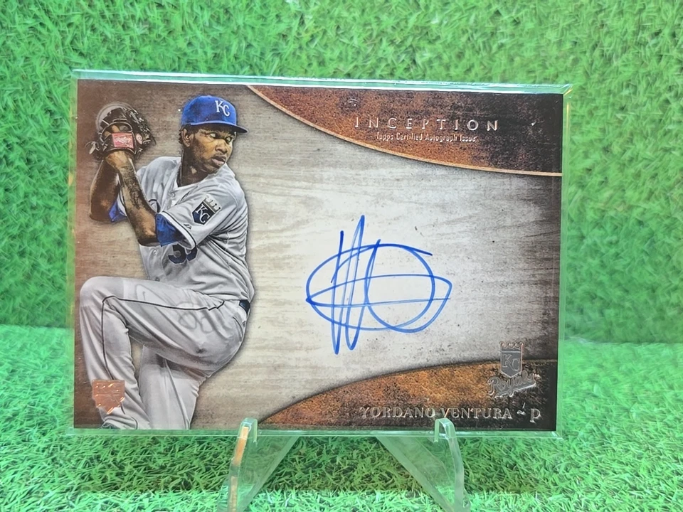 2014 Yordano Ventura Bowman Inception 签名 #RA-YV — 第 1/2 张图片