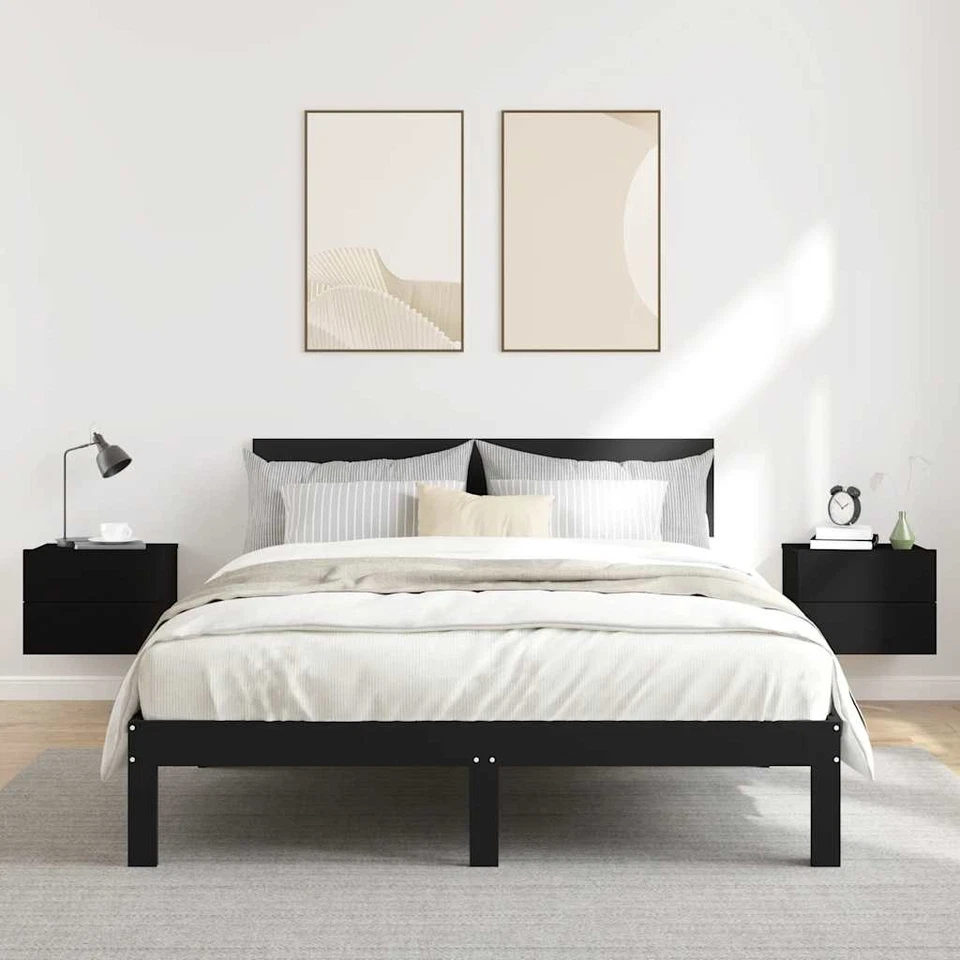 1/2x Comodino in Rovere 40x30x30 cm in Truciolato di Diversi Colori vidaXL - Immagine 1 di 4