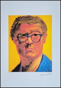 DAVID HOCKNEY * Gregory Evans * 50 x 35 cm * signed lithograph *limited # 29/500 - Bild 1 von 7
