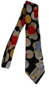 LEONARD PARIS Silk Tie 4 In Floral - Picture 1 of 6