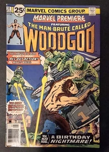 Marvel Premiere #31 (1976) ¡Primera aparición Woodgod! ¡Arte de portada de Jack Kirby! - Imagen 1 de 13