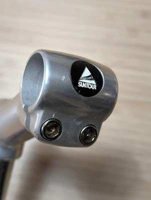 SUNTOUR XC  22.2mm quill stem for use with 25.4mm handlebar. Made in Japan — 第 1/4 张图片