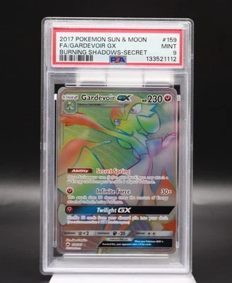 Pokemon 2017 Sun & Moon Burning Shadows FA Gardevoir GX #140/147 PSA 9 Mint - Image 1 of 4