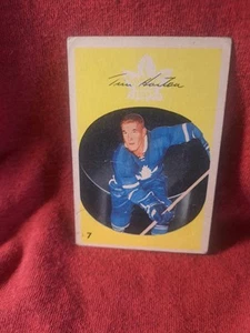 1962-63 Parkhurst Tim Horton *Condition/Crease*   Toronto Maple Leafs #7 - Imagen 1 de 3