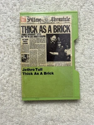 Jethro Tull: Thick as a Brick - Audio Cassette Tape 1972 - RARE GREEN CASE - Image 1 of 4