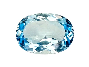 14.350cts sky Blue natural topaz Oval shape loose gemstones see video - Picture 1 of 3