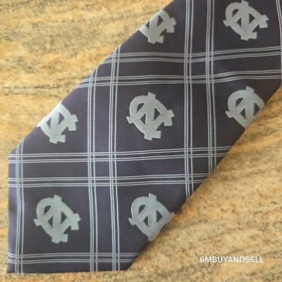 UNC Universidad de Carolina del Norte Tacones Alquitranados Azul Águilas Alas Cuello Corbata Prendas para el Cuello Foto 1 de 4