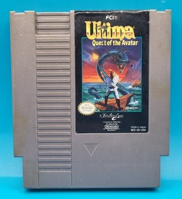 Ultima: Quest of the Avatar Nintendo NES Authentic Tested And Working Cartridge