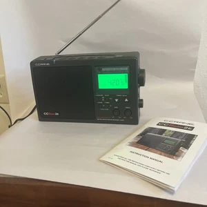 C.Crane CC Radio 2E Nero AM FM WX Radio HamBand 2 metri NOAA Meteo Portatile - Foto 1 di 8