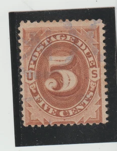 US Scott #J4 Blue Fancy Cancel  3c Brown 1979 Postage Due - Picture 1 of 1