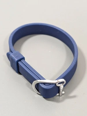 Держите коллективный темно-синий силиконовый желе регулируемый браслет для подвески - Изображение 1 из 4