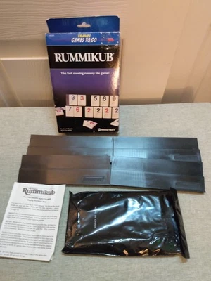 Juego completo vintage 1992 Pressman Travel Games to Go Rummikub - Excelente usado Foto 1 de 4