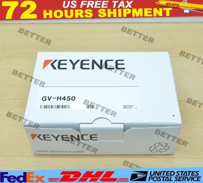 NEW KEYENCE GV-H450 LASER SENSOR HEAD JAPAN - Image 1 of 4