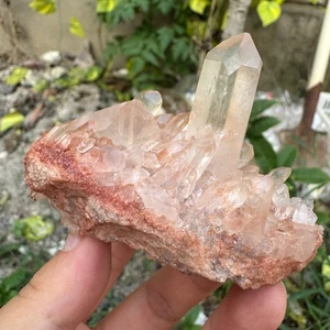 125g Natural Clear White Quartz Crystal Cluster Energy Healing Specimen - Picture 1 of 9