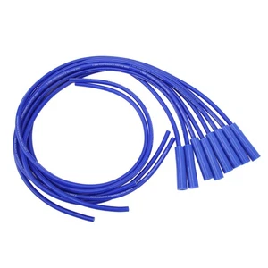 8.5mm 180° Sparking Plug Ignition Wire Set Spark Plug Wires With Dustproof Cap - Picture 1 of 12