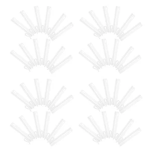  60 Pezzi Clip-tipo Gancio per Tende Pinz Pinze Pieghe per Tende Attacco - Foto 1 di 9