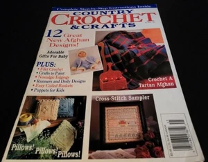 CY3 COUNTRY CROCHET & CRAFTS MAGAZINE VOL. 1 NO. 1, 1994 - Picture 1 of 12