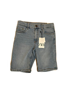 NWT Zara Denim shorts long straight girls size 11-12