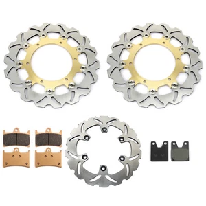 Für Yamaha YZF R1 1998-2001 1999 2000 YZF-R1 98-01 vorne hinten Bremsscheiben Beläge - Bild 1 von 14