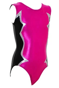 Cosmic Sleeveless Girls/Ladies/Gym/Dance Leotard Pink/Black - Bild 1 von 1
