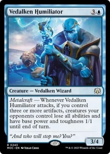 VEDALKEN HUMILLATOR mtg casi nuevo-m Commander March of The Machine 1 raro - Imagen 1 de 1