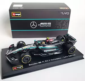 Burago 1:43 Modelo Auto Fórmula 1 Mercedes AMG W15 Lewis Hamilton #44 F1 2024 - Imagen 1 de 9