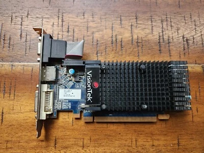 VisionTek ATI Radeon -1GB Video Graphics Card -VGA,DP,DVI Ports - Model #VT 5450 - Image 1 of 4