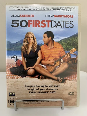 50 First Dates (2004) DVD Movie Romantic Comedy VGC Adam Sandler Drew Barrymore - Image 1 of 4