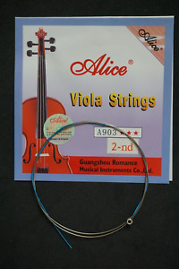 Alice 1XD-2nd String Steel Core Nickel Silver Wound For 14-16 Inch Viola