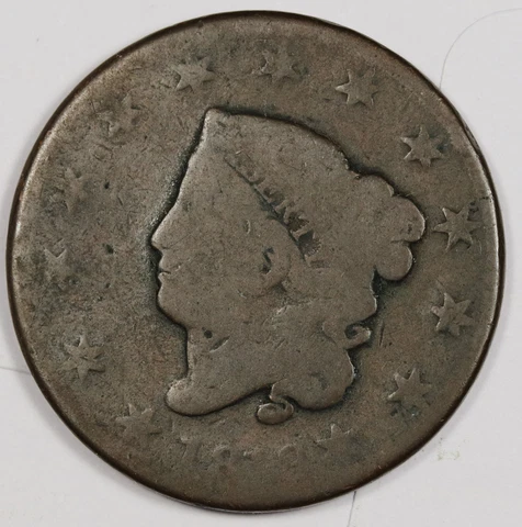 1819 Large Cent.  Circulated.  187920 Cover