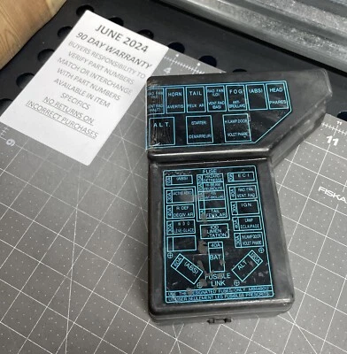 1991 1999 Dodge Stealth /3000 Gt Engine Bay Fuse Box Relay Panel Cover OEM - Image 1 of 4