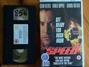 Speed 1994 Keanu Reeves Sandra Bullock BIG BOX VHS Video EX RENTAL - Picture 1 of 1