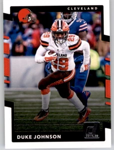 Tarjeta base Donruss Duke Johnson 2017 NFL PWE Browns #270 - Imagen 1 de 2