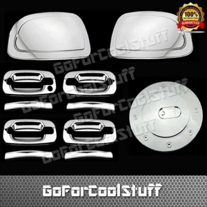 02-06 For Cadillac Escalade Mirror Cap+4Drs W/O Psgkh+Gas Tank Chrome Cover - Picture 1 of 3