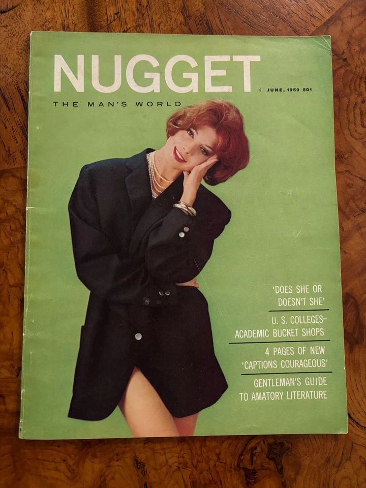 NUGGET Men's Magazine June, 1959 - Image 1 of 1