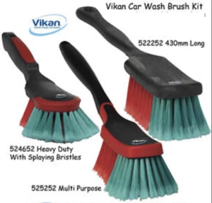 Vikan Triple Car Wash Brush Kit - Picture 1 of 1