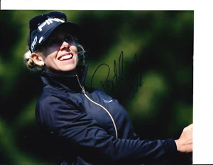 LPGA SUPERSTAR PERNILLA LINDBERG SIGNIERT BIG SMILE 8X10 - Bild 1 von 1