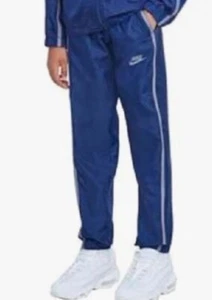 Nike Woven Tracksuit Bottoms Blue In Youths Size S BRAND NEW - Picture 1 of 8