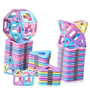 Magnetic Tiles Toys for 3 4 5 6 7 8+ Year Old Boys Girls Upgrade Macaron - Picture 1 of 8