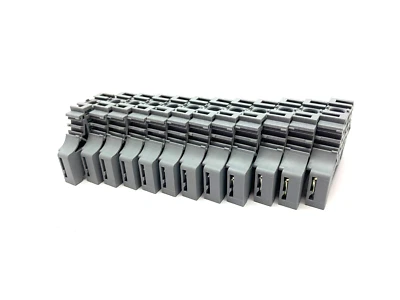 ABB Entrelec BAM 2 End Stops Gray 1SNA206351R1600 LOT OF 12 - Image 1 of 4