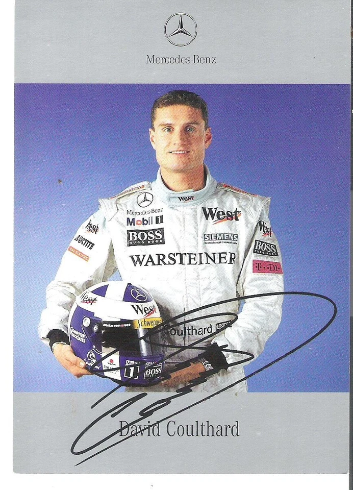 Formel-1 Weltmeisterschaft 2000 Autogrammkarte: David Coulthard - Mercedes-Benz - Bild 1 von 1