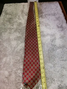 Vintage new old stock Men's Tie red blue gold - Picture 1 of 8