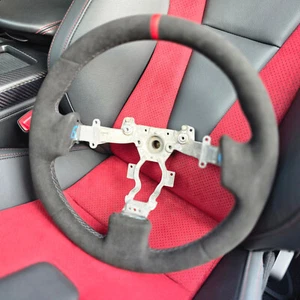Alcantara Steering Wheel For: Nissan Skyline R35 GTR 08-15 - Imagen 1 de 3