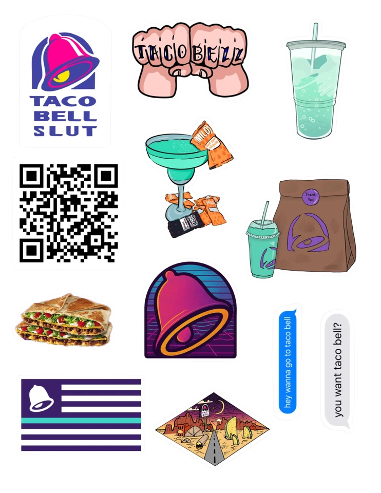 Taco Bell Sticker Pack