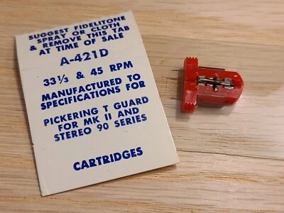 Pickering Stanton 45x45 Fluxvalve Stylus T Guard MK II estéreo 90 A-421d Foto 1 de 4