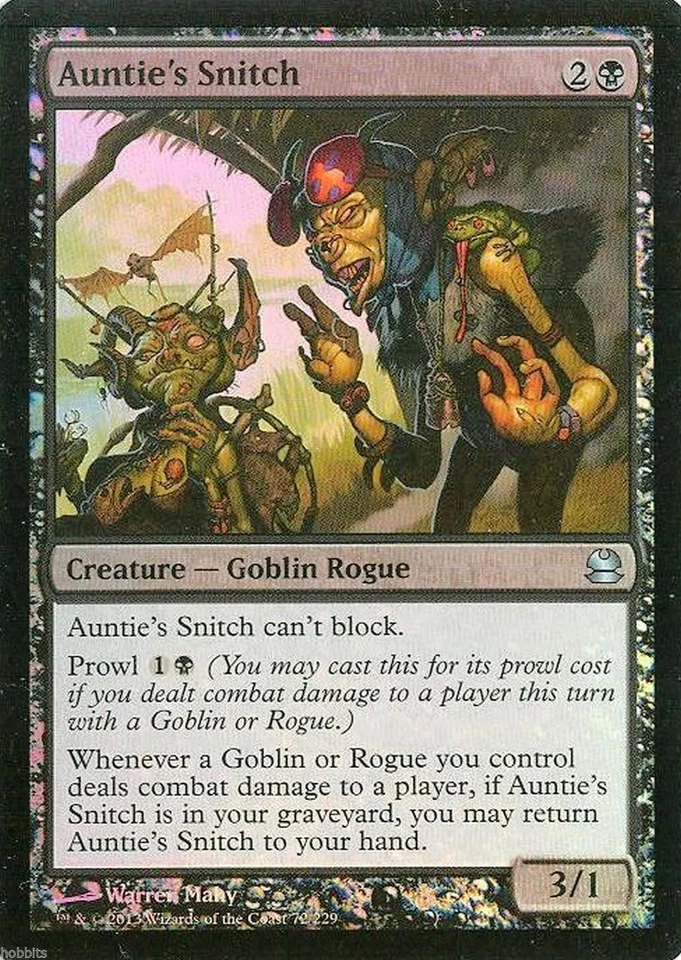 MTG - Modern Masters - Auntie's Snitch - Foil - NM - Image 1 of 1